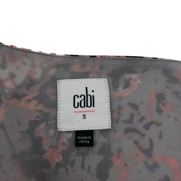 Cabi Boho Floral Print Mini Tank Dress Sleeveless Slip Shift Dress Multicolor S - Picture 7 of 7